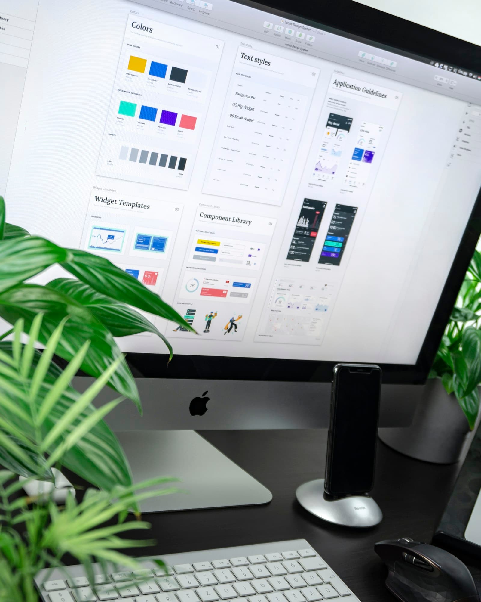 A focused campaign layout on a desk